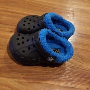 Fleece lined crocs